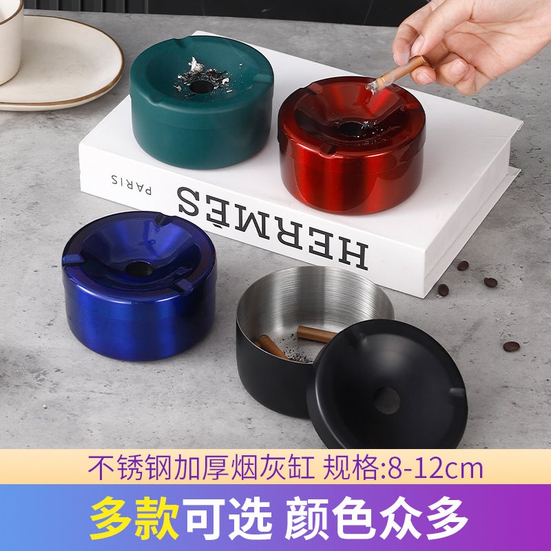 Stainless Steel Ashtray Bar Restaurant El Coffee Shop Milk Tea Shop Logo Home Commercial - Image 5